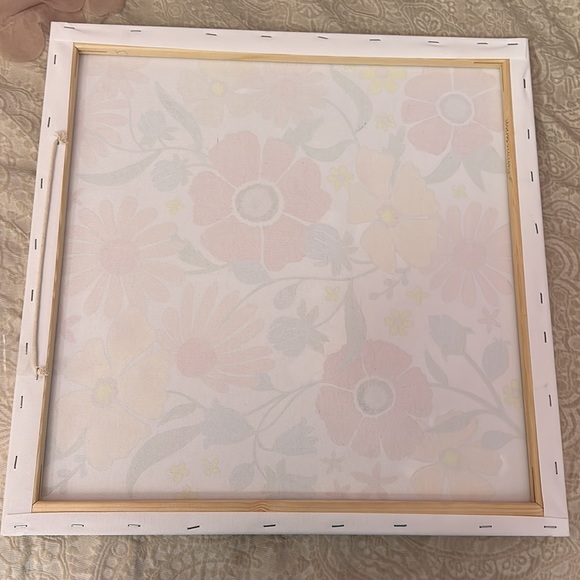 Canvas flower painting - Picture 2 of 2